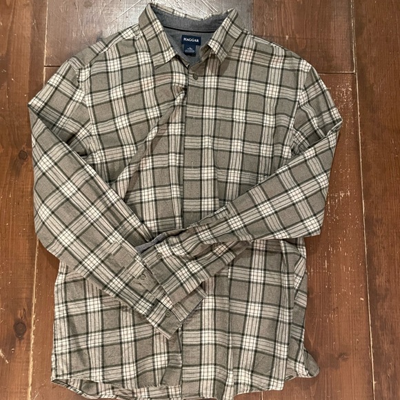 Beige flannel shirt mens size xl - Picture 1 of 2